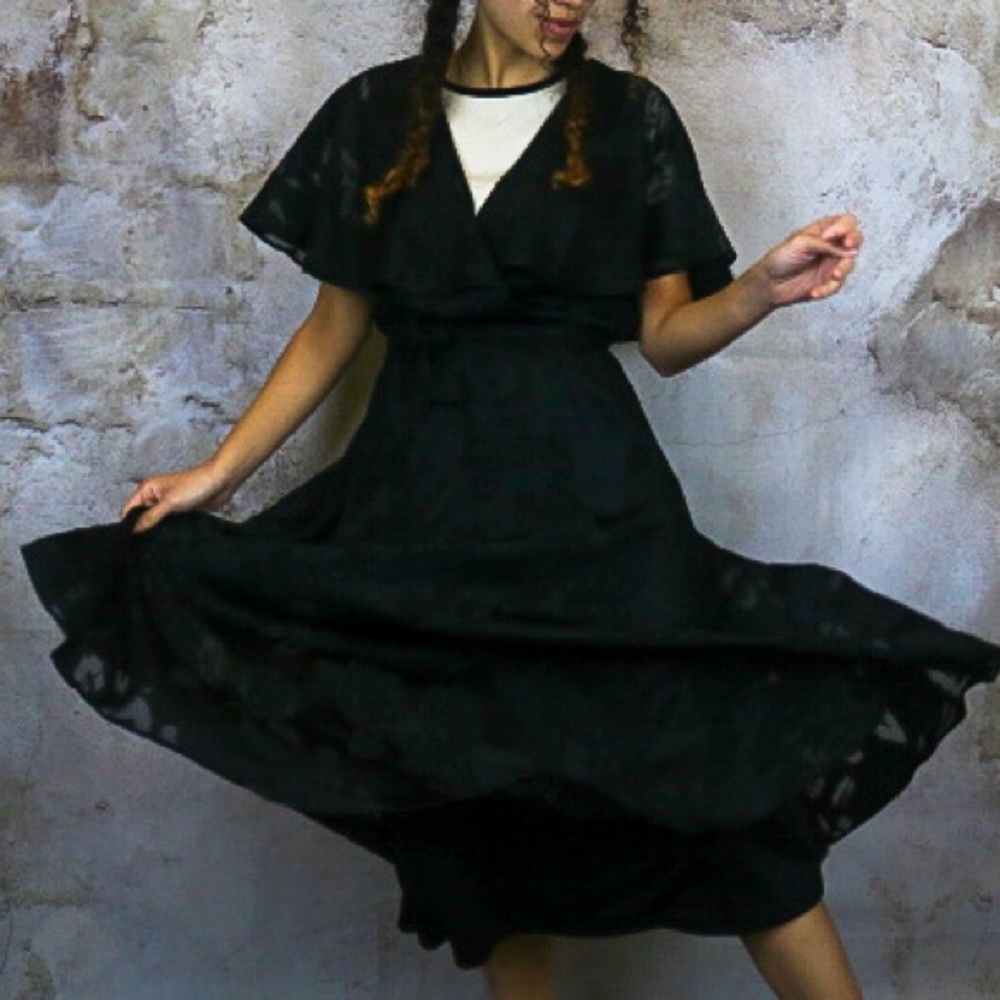NY Collection Petite Black Dress